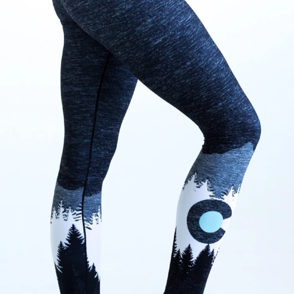 Colorado Threads Winter Native High Waisted Tights - Worn Once!